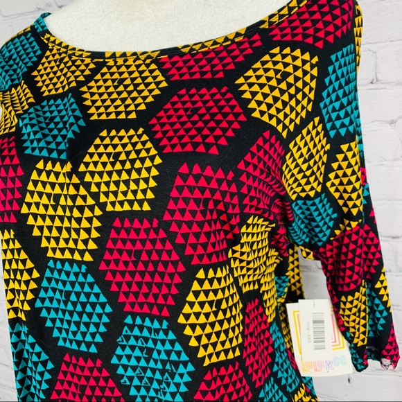 Lularoe Geometric Irma Blouse Size XS - Picture 3 of 4